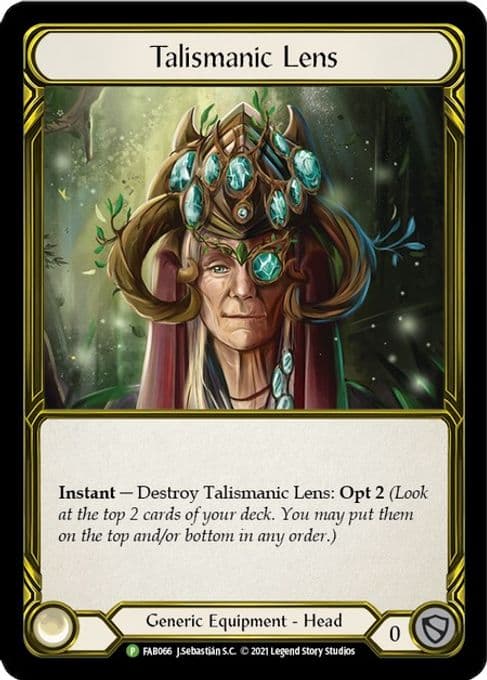 Talismanic Lens (Golden) - FAB066