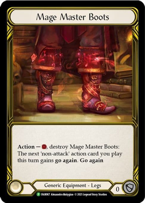 Mage Master Boots (Golden) - FAB067