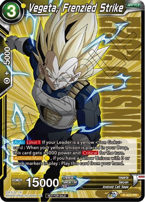 Vegeta, Frenzied Strike (Championship Pack 2022 Vol.2)