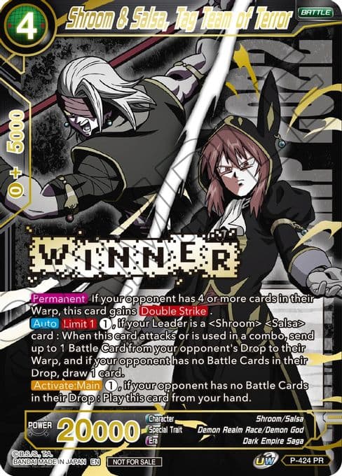 Shroom & Salsa, Tag Team of Terror (Championship Pack 2022 Vol.2) (Winner Gold Stamped)