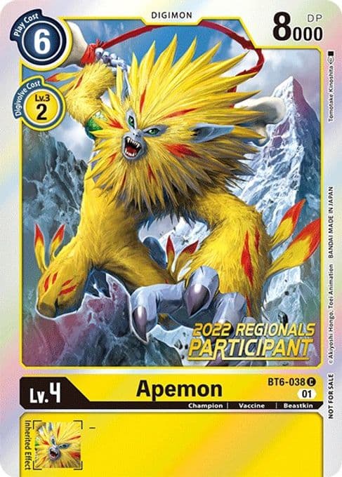Apemon (2022 Championship Online Regional) [Online Participant]