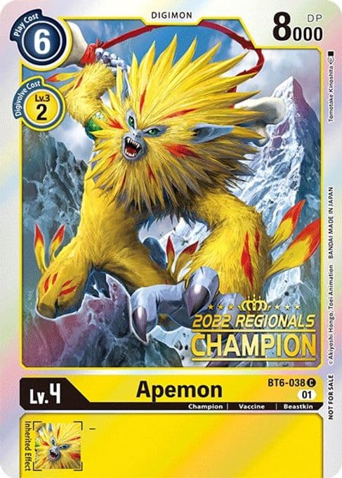 Apemon (2022 Championship Online Regional) [Online Champion]