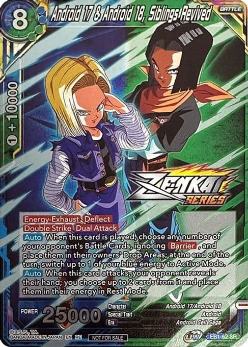 Android 17 & Android 18, Siblings Revived (Event Pack 10) (Alternate Foil)