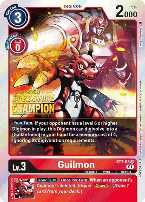 Guilmon (2022 Store Champion)