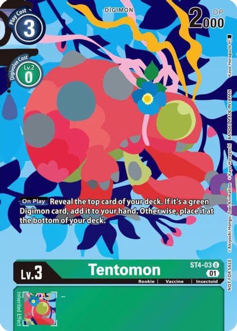 Tentomon (Tamer's Card Set 2 Floral Fun)