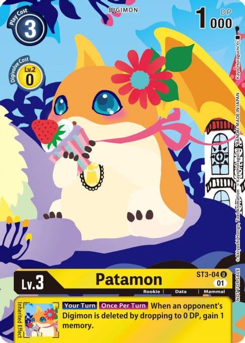 Patamon (Tamer's Card Set 2 Floral Fun)