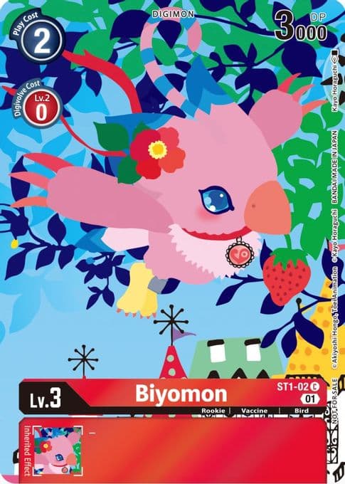 Biyomon (Tamer's Card Set 2 Floral Fun)