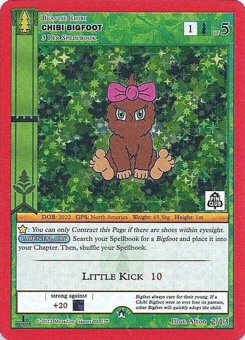 Chibi Bigfoot (Pin Club Wilderness Mystery Collection)