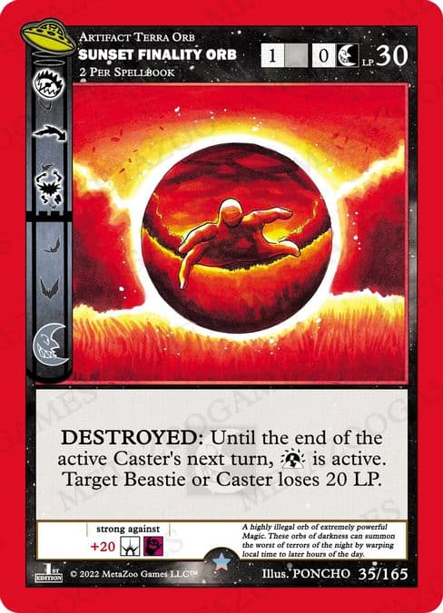 Sunset Finality Orb