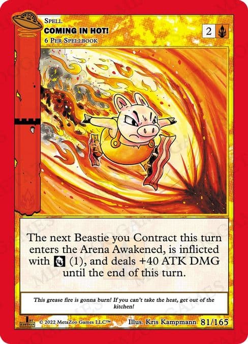 Coming In Hot!