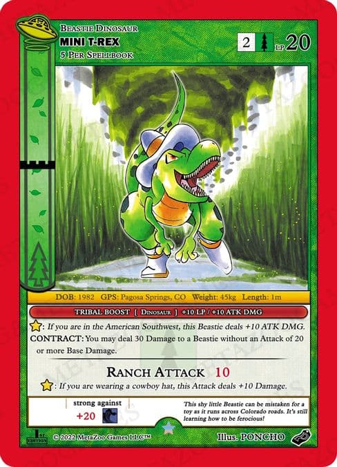 Mini T-Rex (UFO: First Edition Blister Promo)