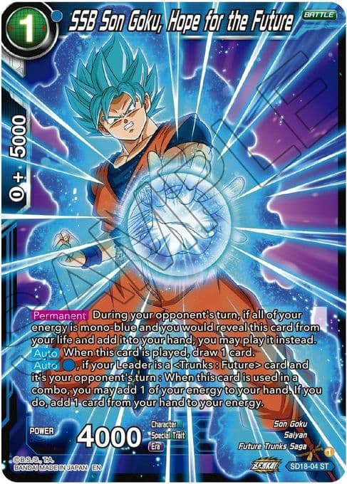 SSB Son Goku, Hope for the Future