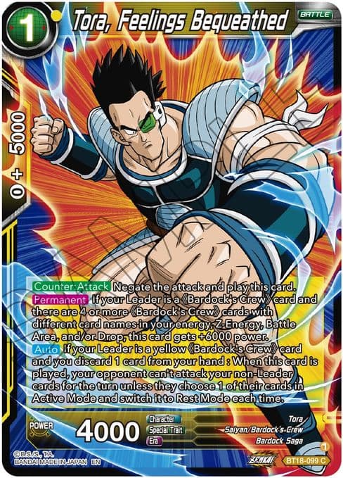 Tora, Feelings Bequeathed