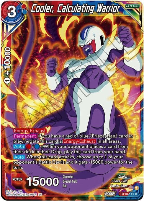 Cooler, Calculating Warrior