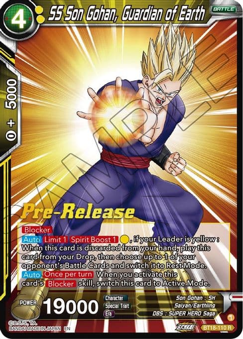 SS Son Gohan, Guardian of Earth