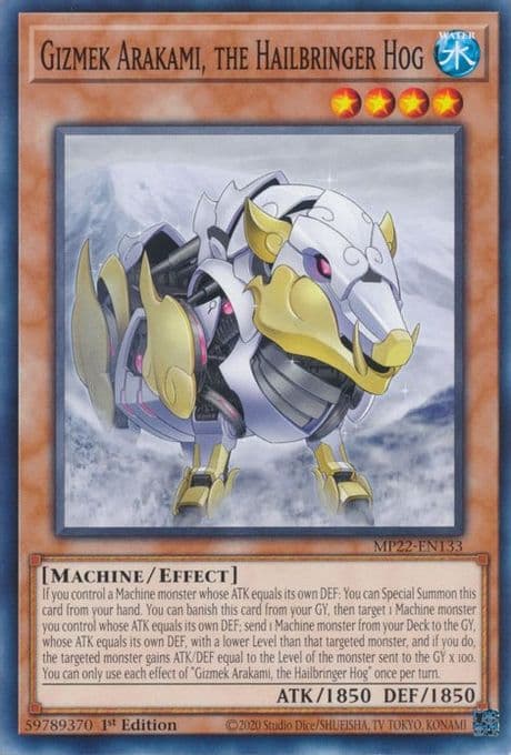 Gizmek Arakami, the Hailbringer Hog