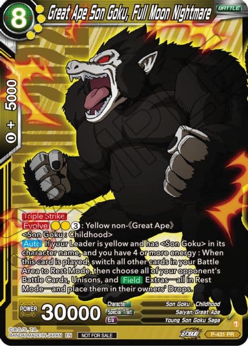 Great Ape Son Goku, Full Moon Nightmare