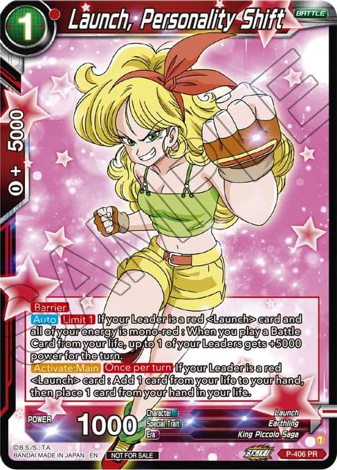 Launch, Personality Shift (Zenkai Series Tournament Pack Vol.1)