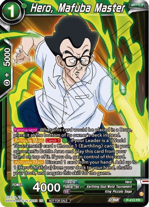 Hero, Mafuba Master (Zenkai Series Tournament Pack Vol.1)