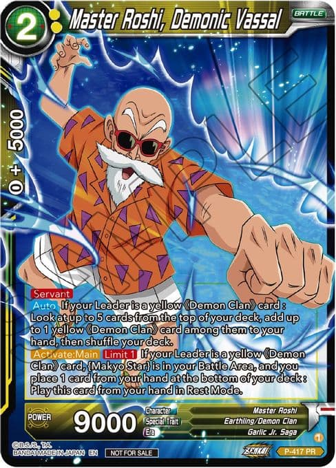 Master Roshi, Demonic Vassal (Zenkai Series Tournament Pack Vol.1)