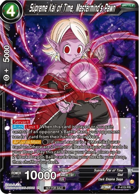Supreme Kai of Time, Mastermind's Pawn (Zenkai Series Tournament Pack Vol.1)