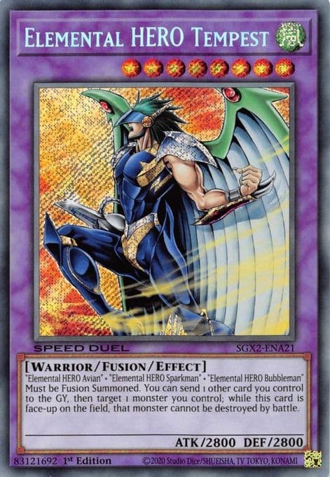 Elemental HERO Tempest (Secret Rare)