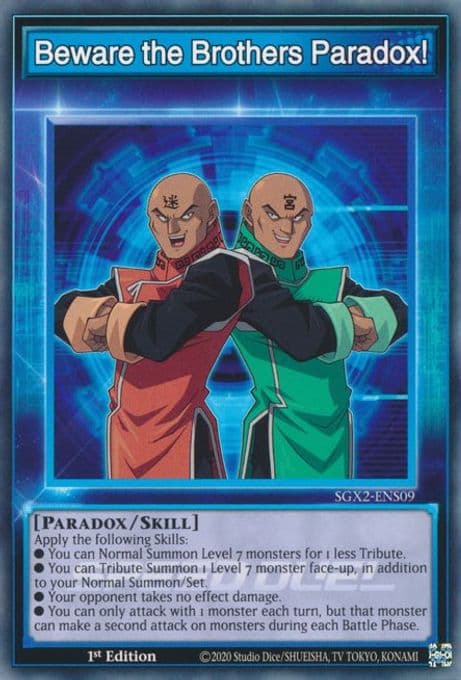 Beware the Brothers Paradox!