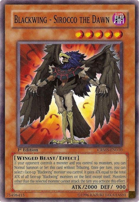 Blackwing - Sirocco the Dawn