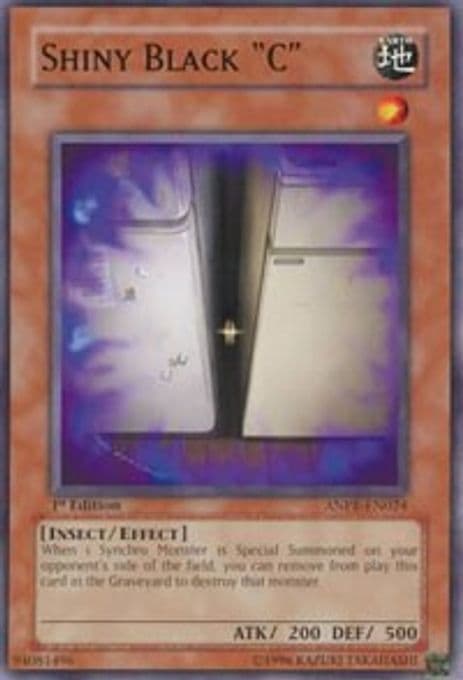 Shiny Black "C"