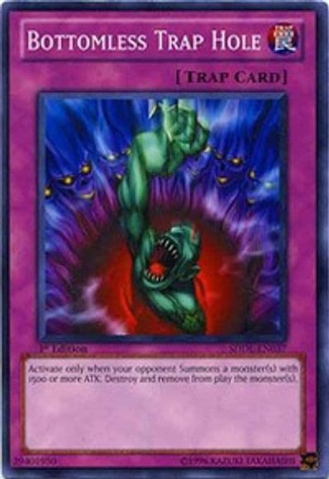 Bottomless Trap Hole