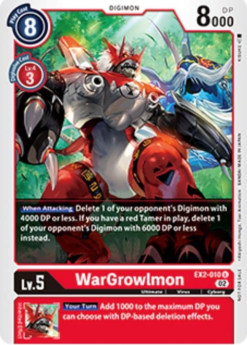 WarGrowlmon - EX2-010 (Tamer Party Vol. 6 Promo)