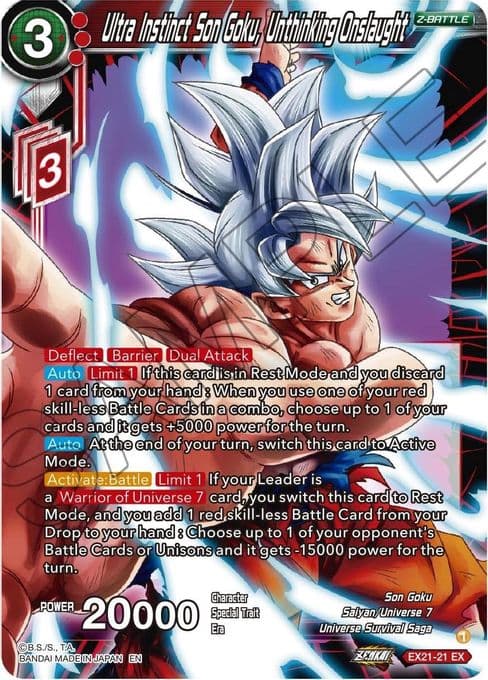 Ultra Instinct Son Goku, Unthinking Onslaught