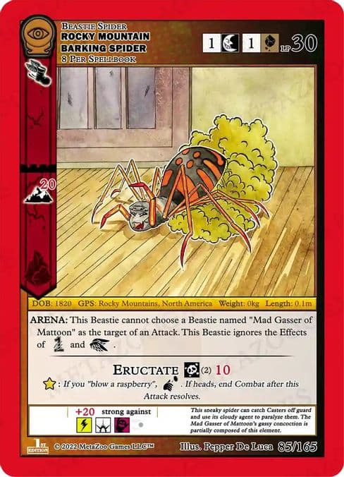 Rocky Mountain Barking Spider