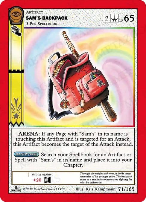 Sam's Backpack