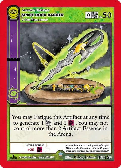 Space Rock Dagger