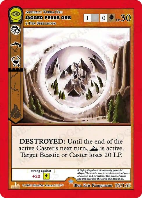 Jagged Peaks Orb