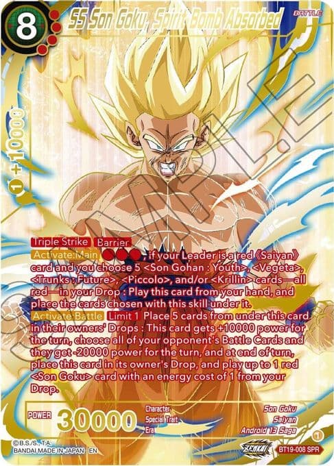 SS Son Goku, Spirit Bomb Absorbed (SPR)