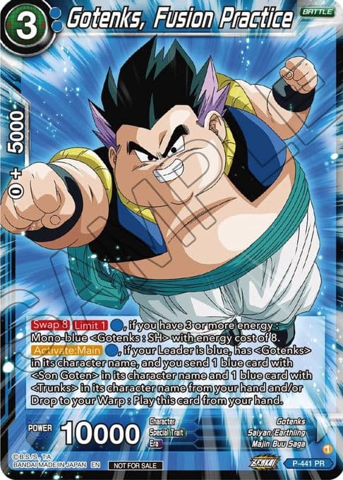 Gotenks, Fusion Practice (Zenkai Series Tournament Pack Vol.2)