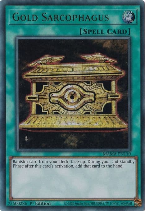 Gold Sarcophagus (Ultra Pharaoh's Rare)