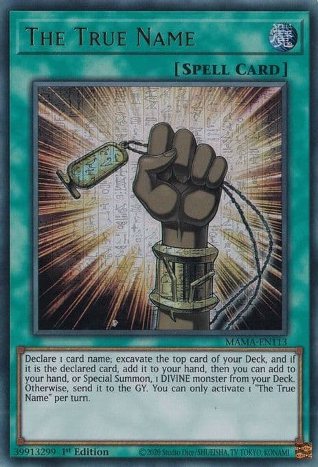 The True Name (Ultra Pharaoh's Rare)