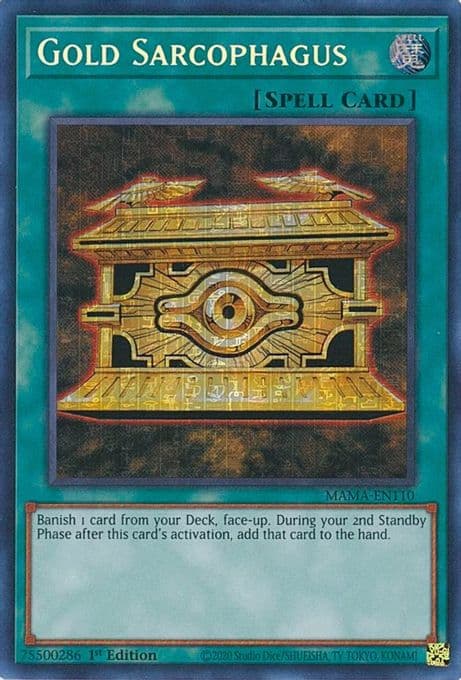 Gold Sarcophagus (Secret Pharaoh's Rare)
