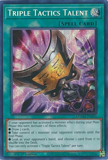 Triple Tactics Talent (Secret Pharaoh's Rare)