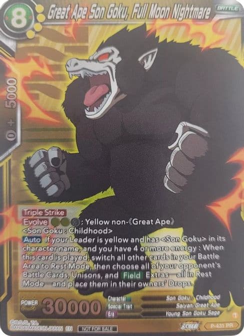 Great Ape Son Goku, Full Moon Nightmare (Championship Pack 2022 Vol.3)