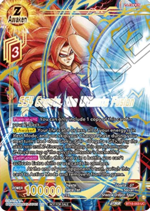 SS4 Gogeta, the Ultimate Fusion (Zenkai Cup 2022 Champion)