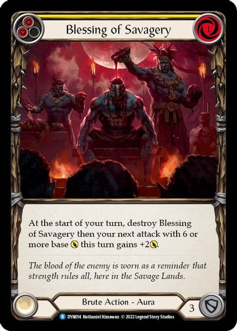 Blessing of Savagery (Yellow)