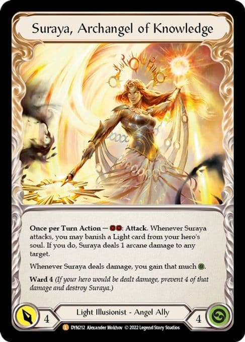 Invoke Suraya // Suraya, Archangel of Knowledge