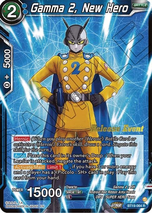 Gamma 2, New Hero (Fighter's Ambition Holiday Pack)