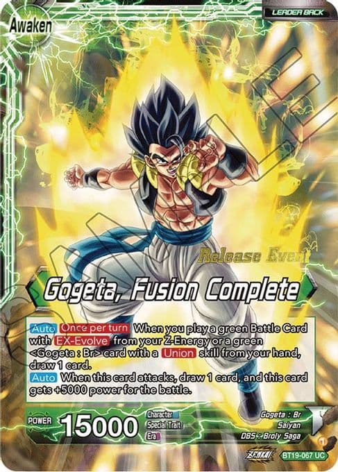 Veku // Gogeta, Fusion Complete (Fighter's Ambition Holiday Pack)