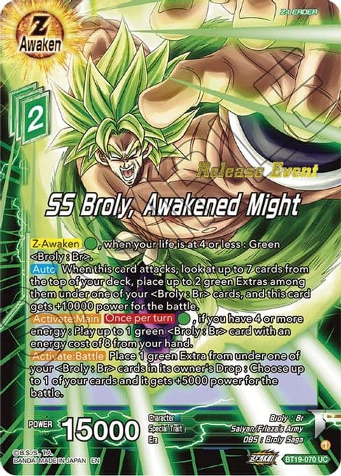SS Broly, Awakened Might (Fighter's Ambition Holiday Pack)
