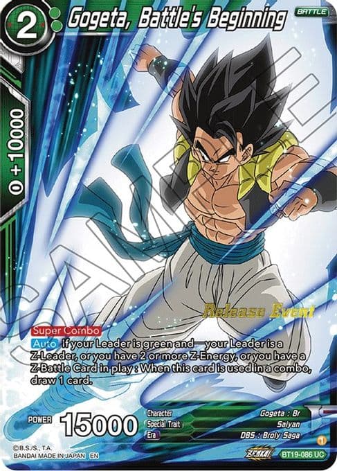 Gogeta, Battle's Beginning (Fighter's Ambition Holiday Pack)